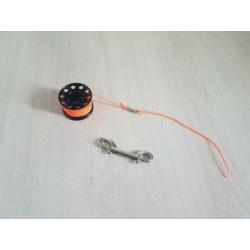 Spoel 15m met swivel en bolt snap