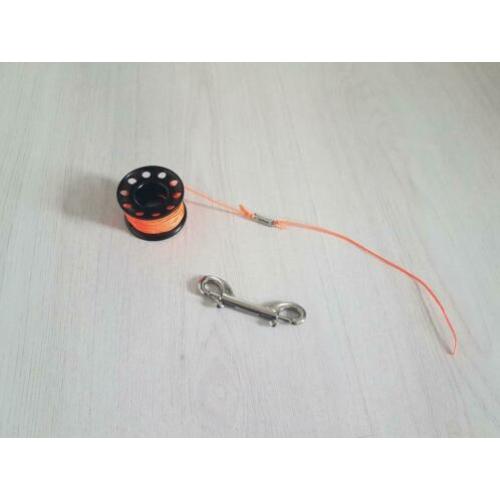 Spoel 15m met swivel en bolt snap