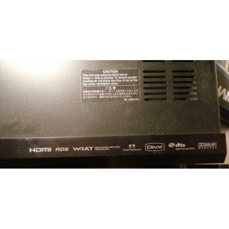 Onkyo DR S501 2.1 incl. speakers, subwoofer en AB