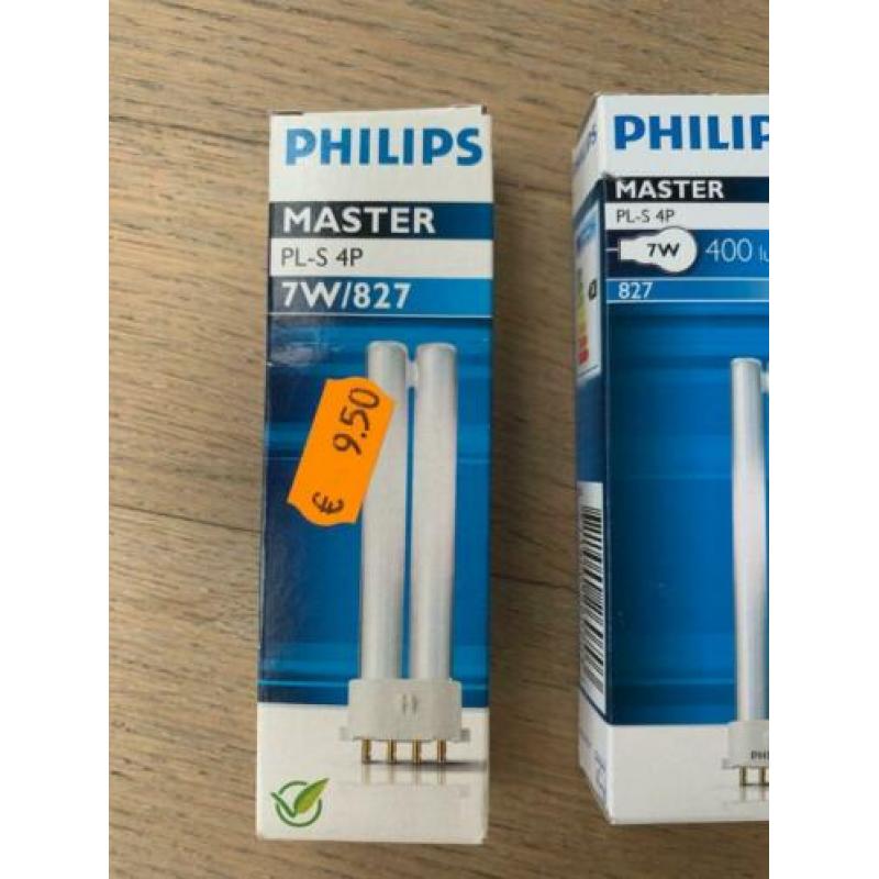 Philips PL-S 7W 827 4P (MASTER)  | NIEUW | 5 st.