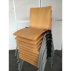 100x Stapelstoelen Eromes Partij Stapelbare Stoelen