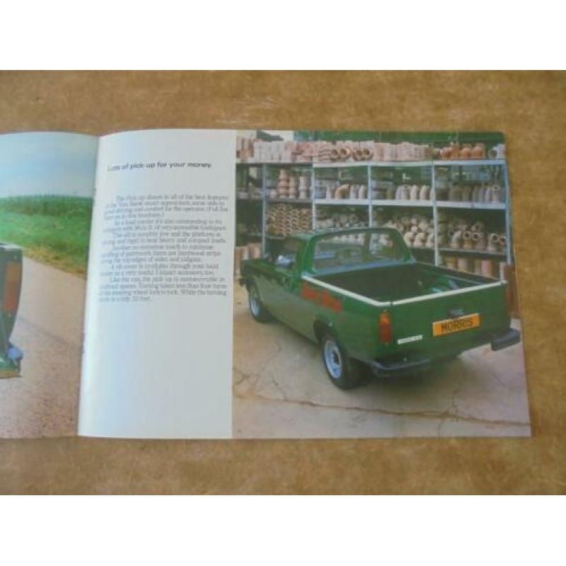 brochure Morris Vans en Pick-up 1979