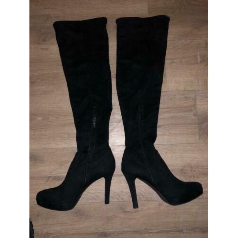 Overknee high heels laarzen maat 41