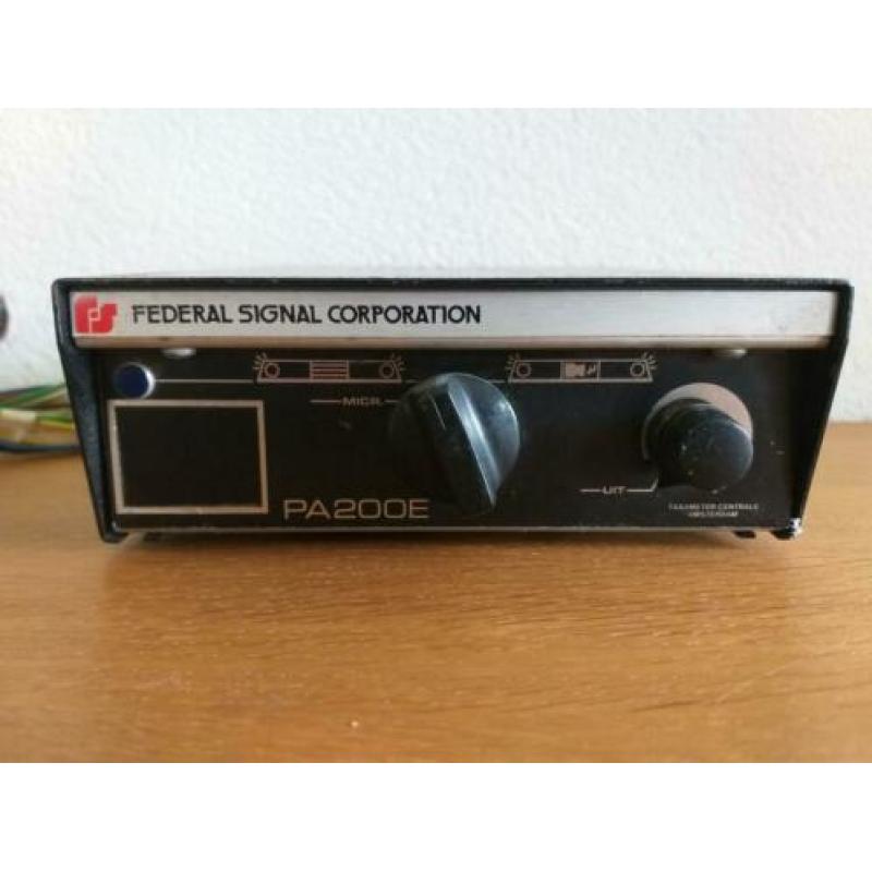 Audioversterker Federal Signal Corporation Politie