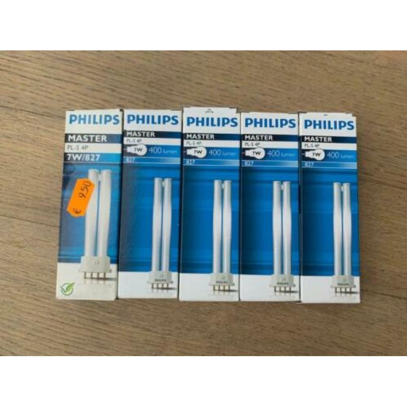Philips PL-S 7W 827 4P (MASTER)  | NIEUW | 5 st.