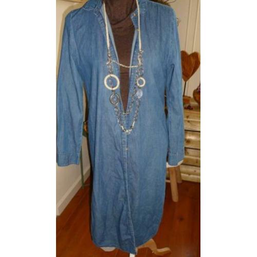 lange spijkerblouse blouse maat 40