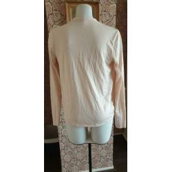 ZGAN gave beige / roze AMERICAN VINTAGE top mt S 36, topje