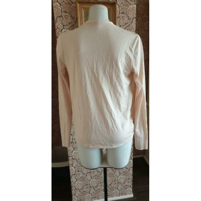 ZGAN gave beige / roze AMERICAN VINTAGE top mt S 36, topje