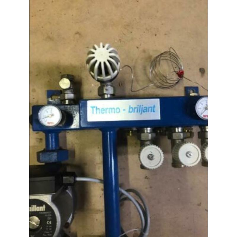 Vloerverwarming verdeler 3 groepen Thermo Briljant izgs