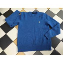Ralph lauren wol wollen pullover trui gebreid s blauw