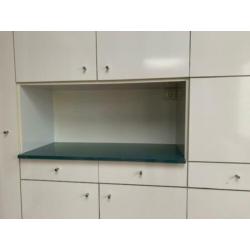 Wandkast ca 300 cm x 245 cm uit de jaren 70 vintage - retro