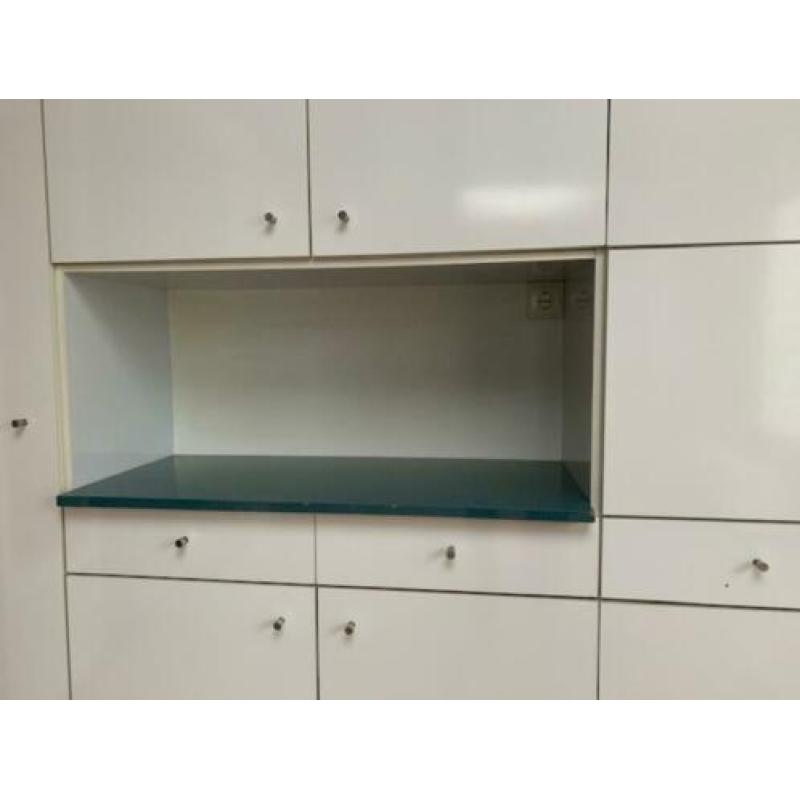 Wandkast ca 300 cm x 245 cm uit de jaren 70 vintage - retro
