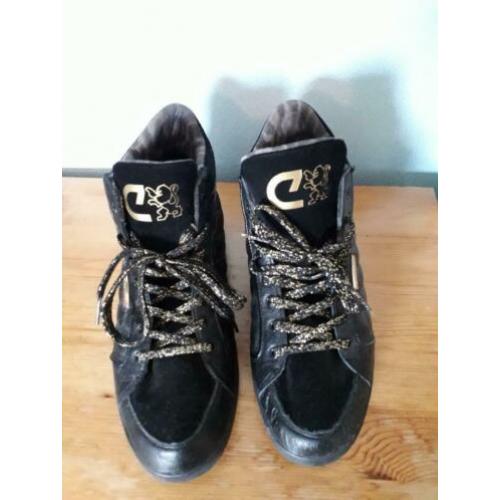 Cruyff super gave zwarte/gouden hoge sneakers maat 40