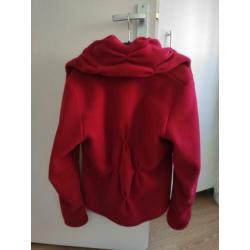 Boris Industries fleece jasje dieprood