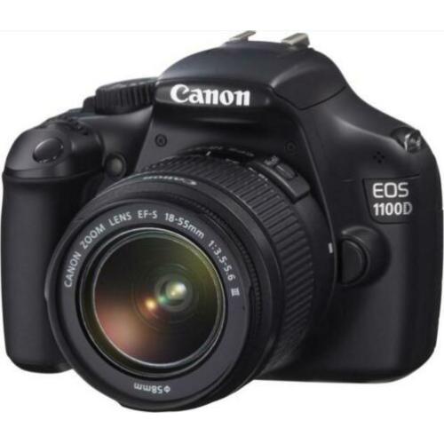 Canon EOS 1100D body zwart 2 extra lenzen + tas