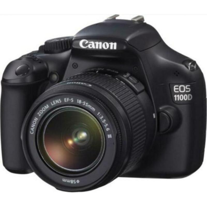 Canon EOS 1100D body zwart 2 extra lenzen + tas