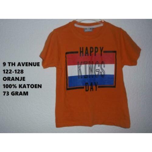 Maat 122 - diverse korte mouw tshirts