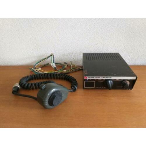 Audioversterker Federal Signal Corporation Politie