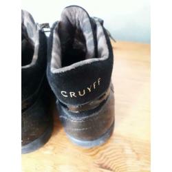 Cruyff super gave zwarte/gouden hoge sneakers maat 40