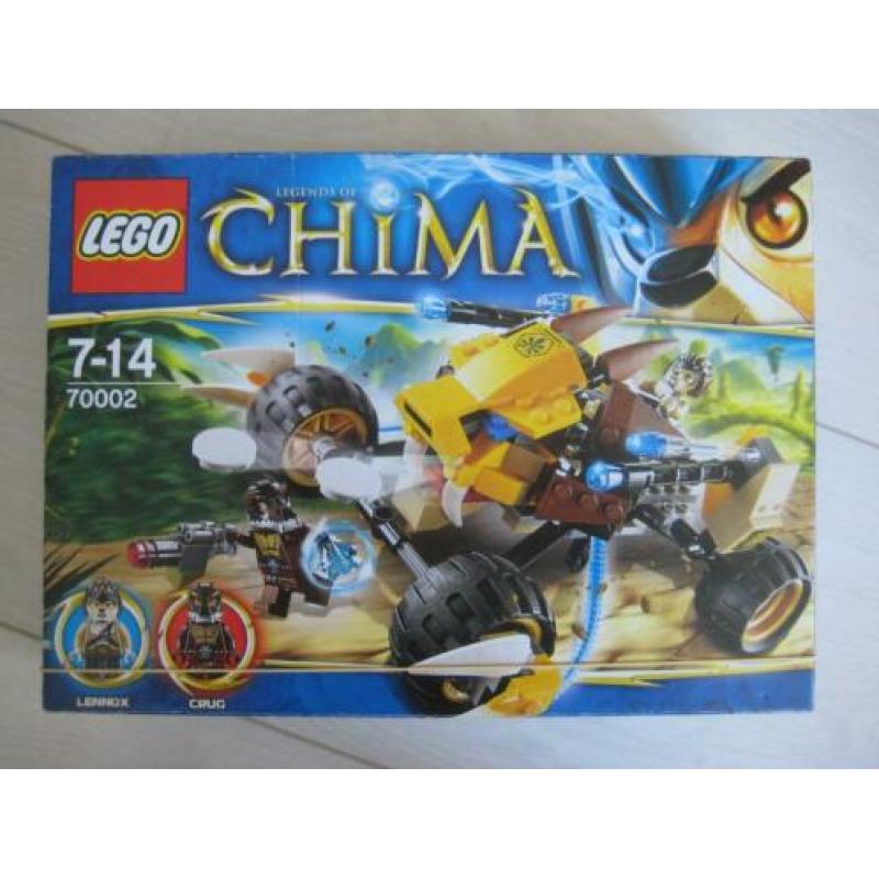Set lego Chima nr 70002 doos, boekje, ongebruikt stickervel