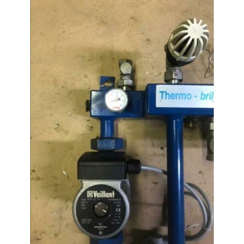 Vloerverwarming verdeler 3 groepen Thermo Briljant izgs
