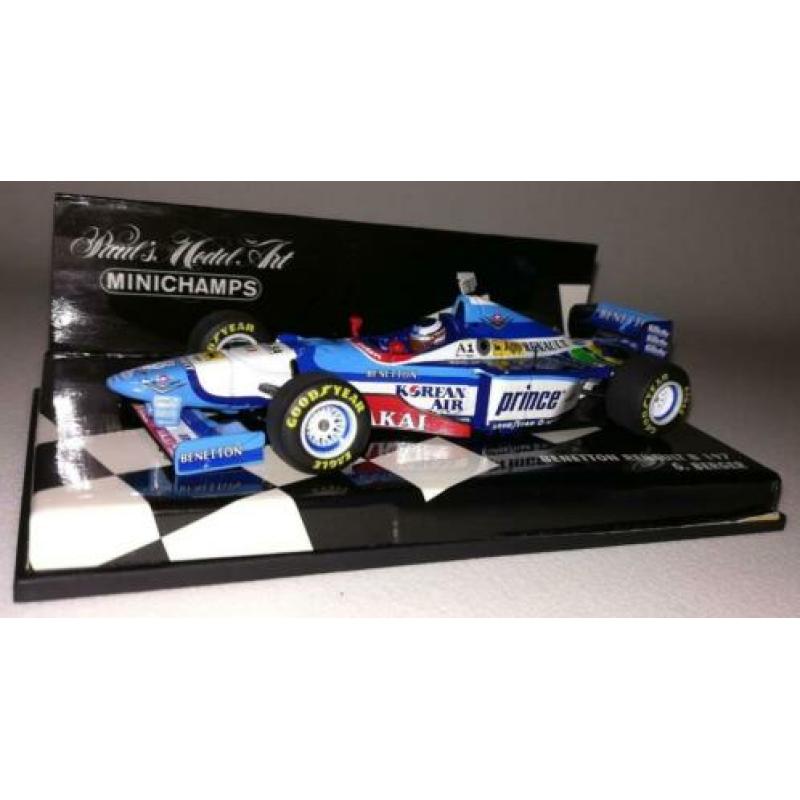 Minichamps F1 Benetton Renault B197 1997 Gerhard Berger 1/43