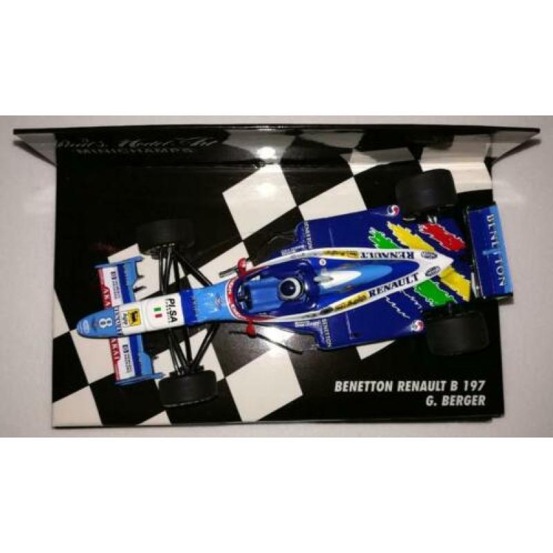 Minichamps F1 Benetton Renault B197 1997 Gerhard Berger 1/43
