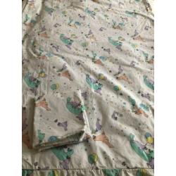 Kinderdekbed ikea + hoeslaken en sloop