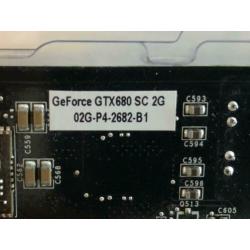 EVGA GTX 680 SC aangeboden