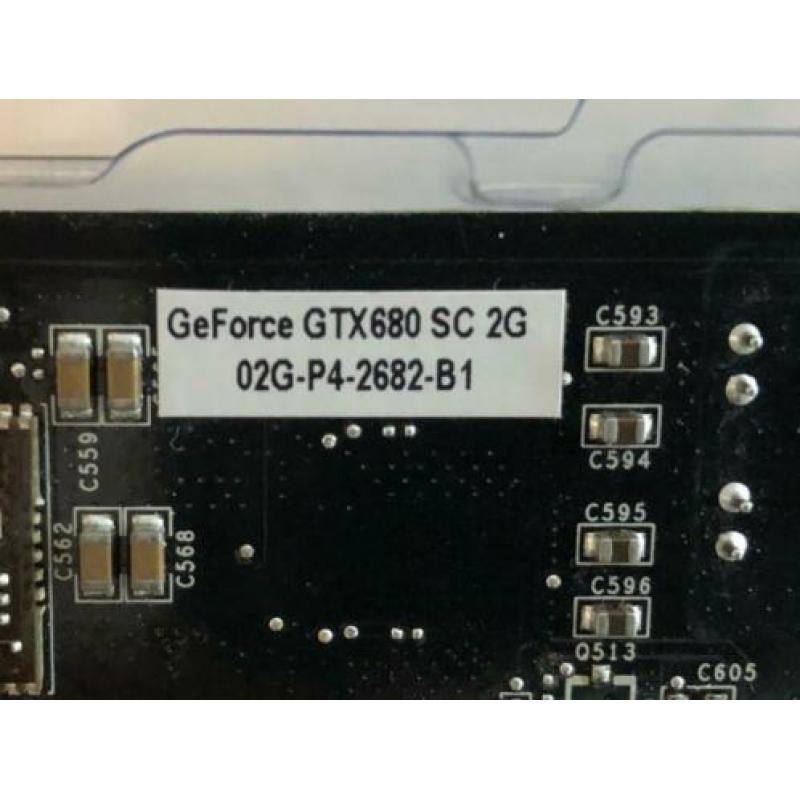 EVGA GTX 680 SC aangeboden