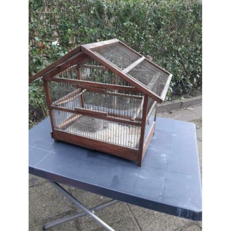Te koop antiek vogel kooi goed in staat bieden
