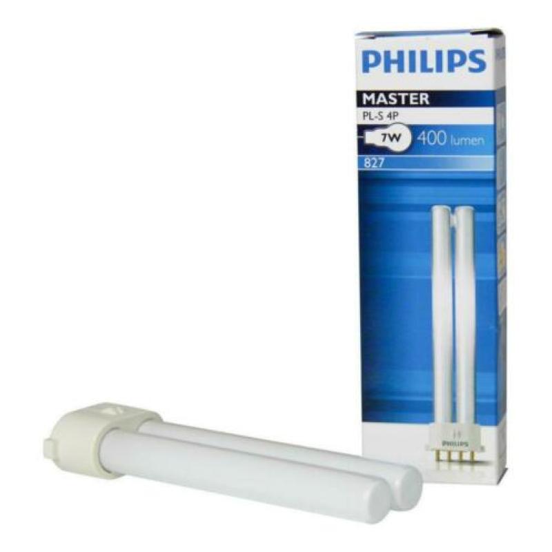 Philips PL-S 7W 827 4P (MASTER)  | NIEUW | 5 st.