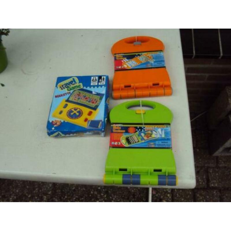 3 Nieuwe Reis-Spelletjes voor onderweg / nog in verpakking