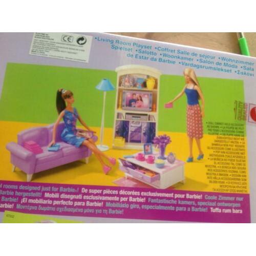 Barbie huiskamer nieuw