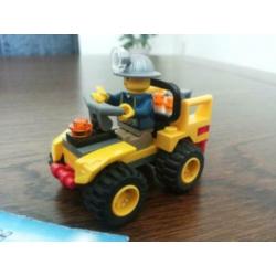 Lego city 30152 mijnbouw quad