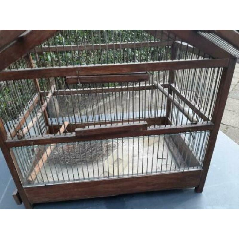 Te koop antiek vogel kooi goed in staat bieden