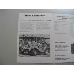 RUSKA 020 Ruska Sprinter folder (wijkt af van Ruska 21 en 22