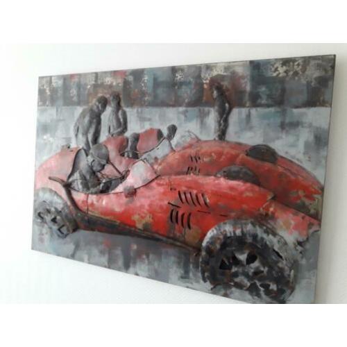 3D metalen schilderij
