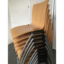 100x Stapelstoelen Eromes Partij Stapelbare Stoelen