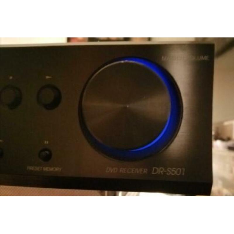 Onkyo DR S501 2.1 incl. speakers, subwoofer en AB
