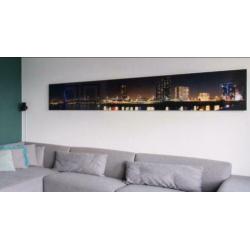 Panorama foto Rotterdam 250 x 45,5 dibond plexiglas