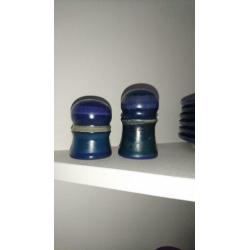 Zeer mooi aardewerk compleetontbijt servies.