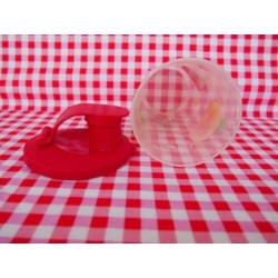 162 Beker met appel print, nieuw,Tupperware