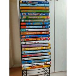 Diverse kinder- en jeugd DVD's met GRATIS standaard