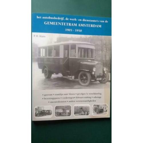 Boek gemeentetram amsterdam 1905-1950 zgan