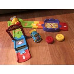 Toet Toet auto’s Deluxe Lanceerbaan Raceauto Raf Vtech