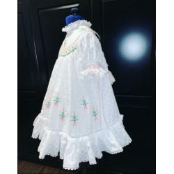 Witte Heirloom bisschop bruidsmeisjes jurk nieuw 110 / 116