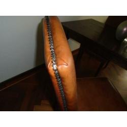 te koop 4 mooie leren eetkamerstoelen