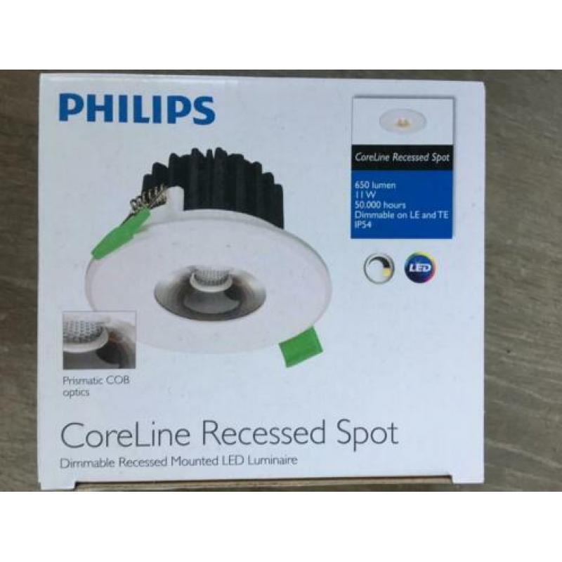 Philips Coreline recessed spot RS140B LED 6-32-/840 PSR wit