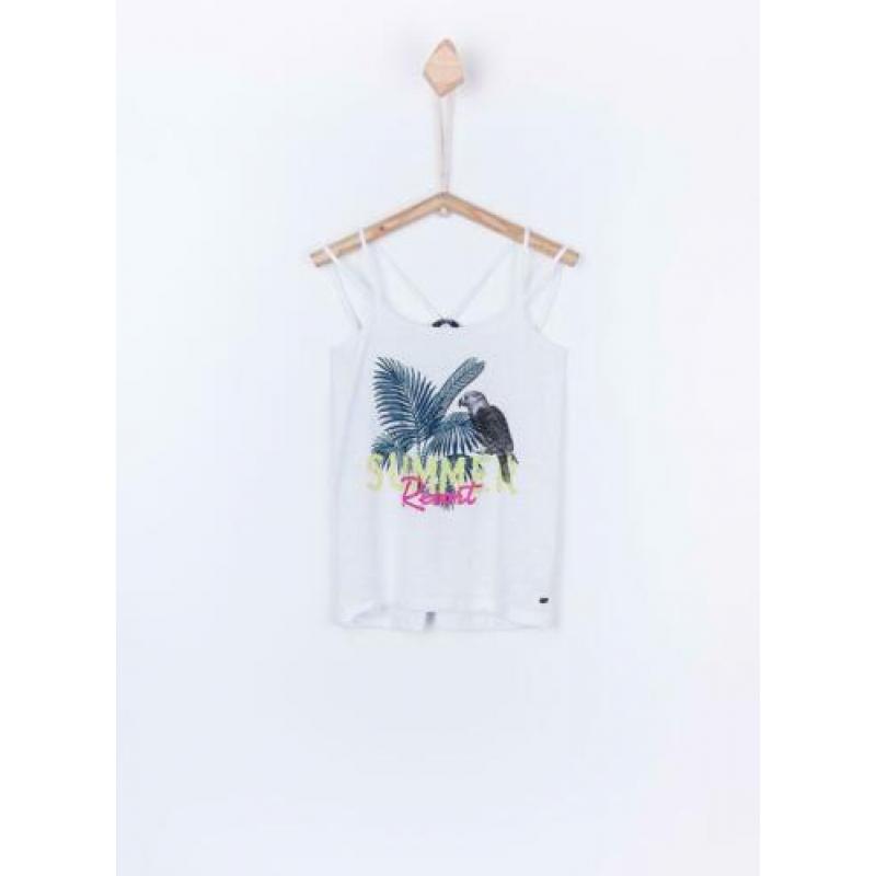 Nieuw Tiffosi hemd top shirt Greenen wit papegaai maat 164
